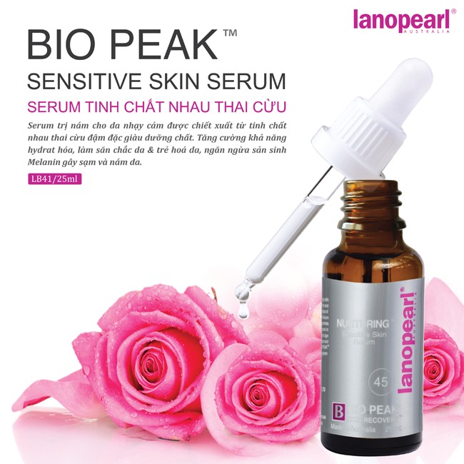 Serum Mờ Vết Thâm Nám Giảm Nếp Nhăn Cho Da Nhạy Cảm Lanopearl