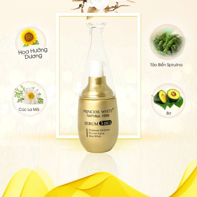 Bộ Đôi Nuôi Dưỡng Và Làm Trắng Da Mặt Princess White
