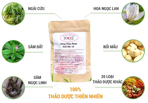 Xông Thảo Dược Thải Độc Tố Rose - Cuahangtructuyen.vn