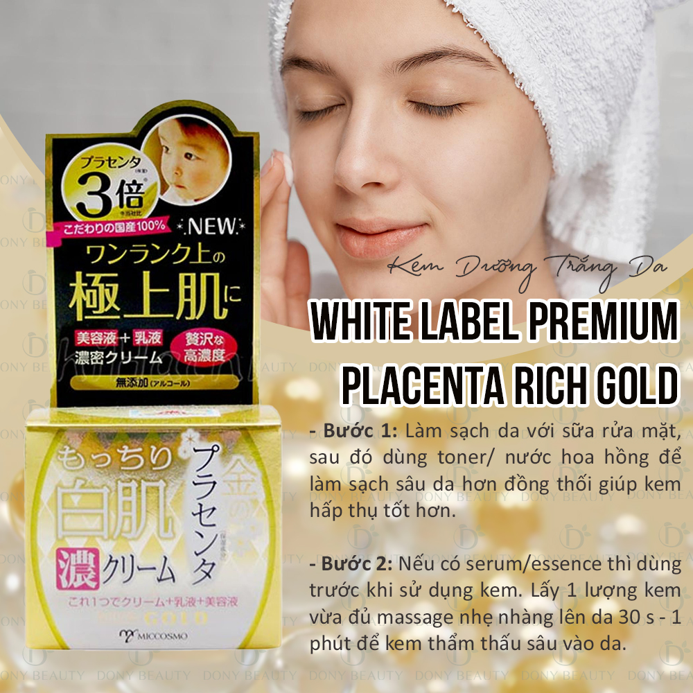White Label Premium Placenta Rich Gold Cream
