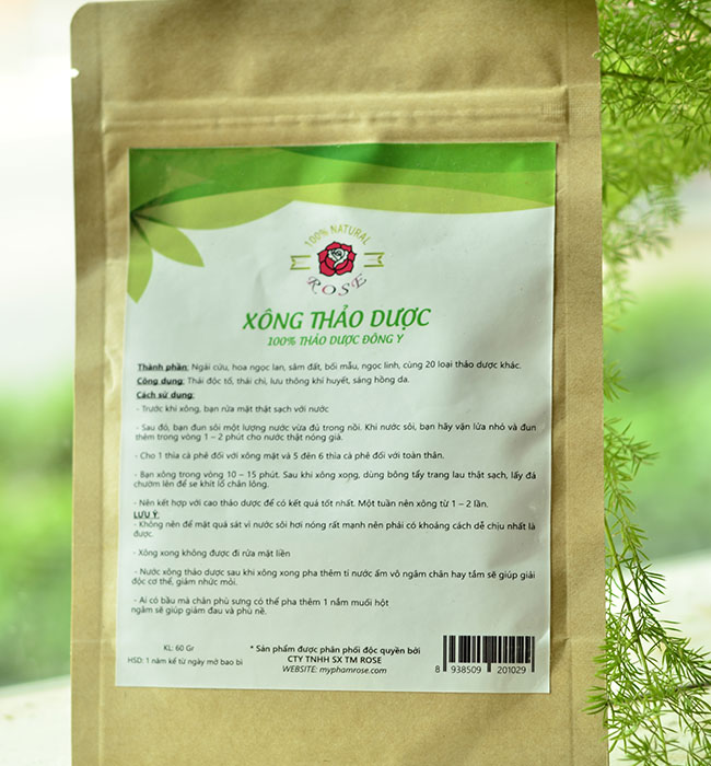Xông Thảo Dược Thải Độc Tố Rose - Cuahangtructuyen.vn