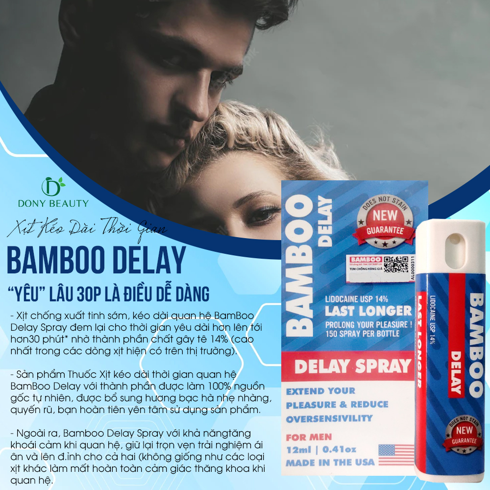 tính năng chính của xịt bamboo delay
