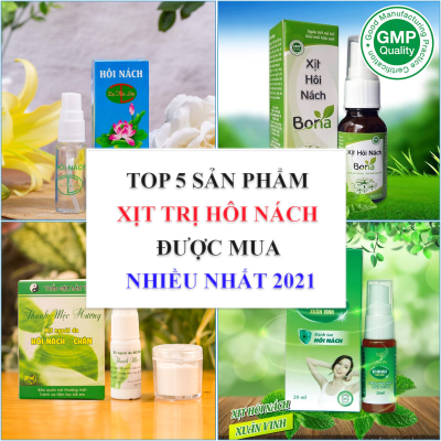 Top 5 Sản Phẩm Thuốc Xịt Hôi Nách Được Mua Nhiều Nhất Trên Tiki, Shopee, Lazada